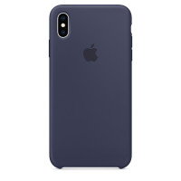 Apple iPhone XS Max Silicone Case original - Midnight blue