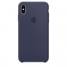 Apple iPhone XS Max Silikonskal original - Midnattsblå