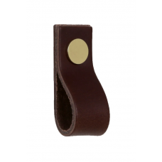 Epoq Cuoio Brown Leather Brass/Chrome Handle
