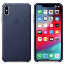 Apple iPhone® Xs Max Original Leather Case (Midnight Blue)