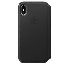 Apple iPhone® X Leather Folio (Black)